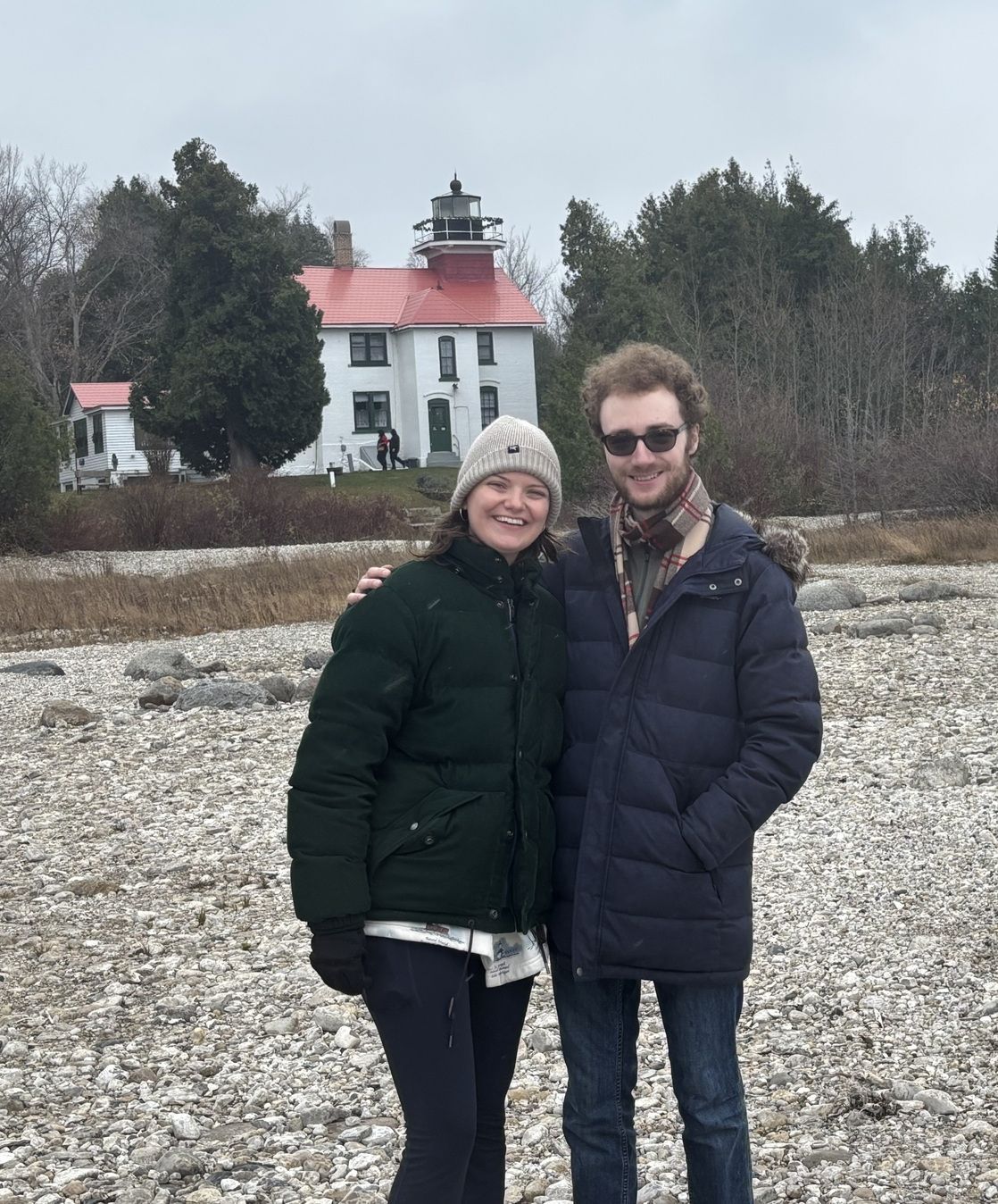 Cam and I at a lighthouse