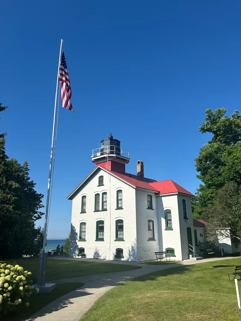 &lsquo;Grand Traverse Lighthouse in the summer&rsquo;
