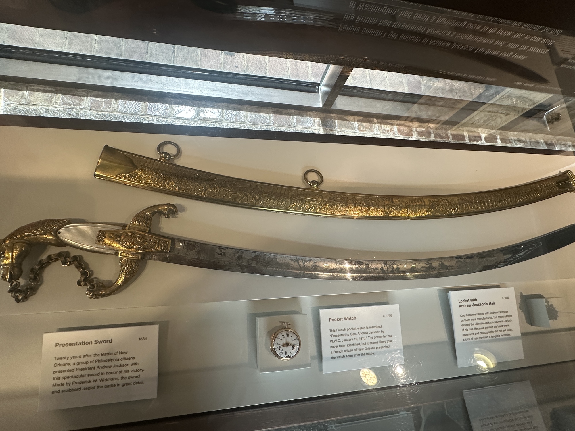 Sword commemorating the Battle of New Orleans