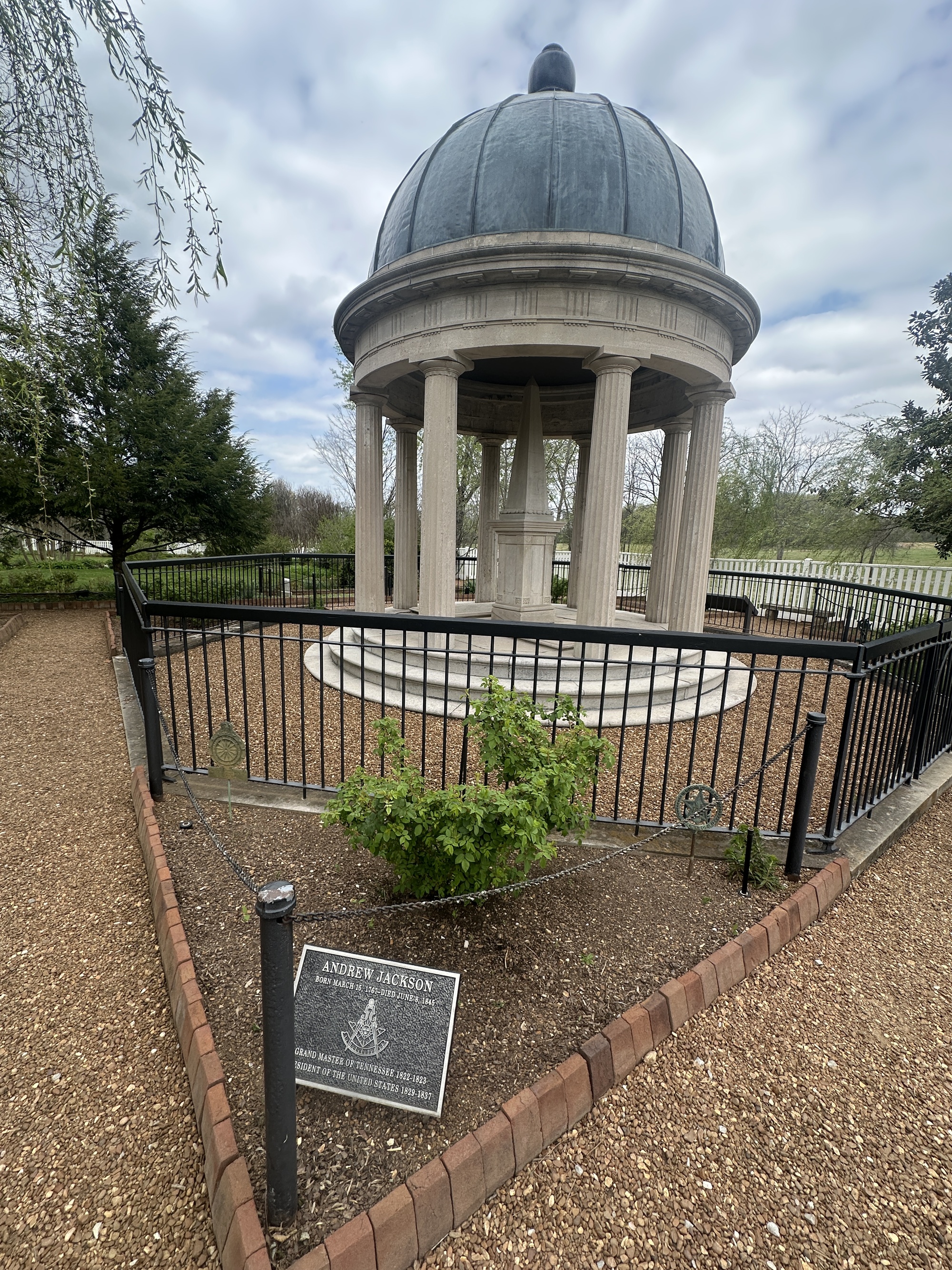 Jackson&rsquo;s tomb
