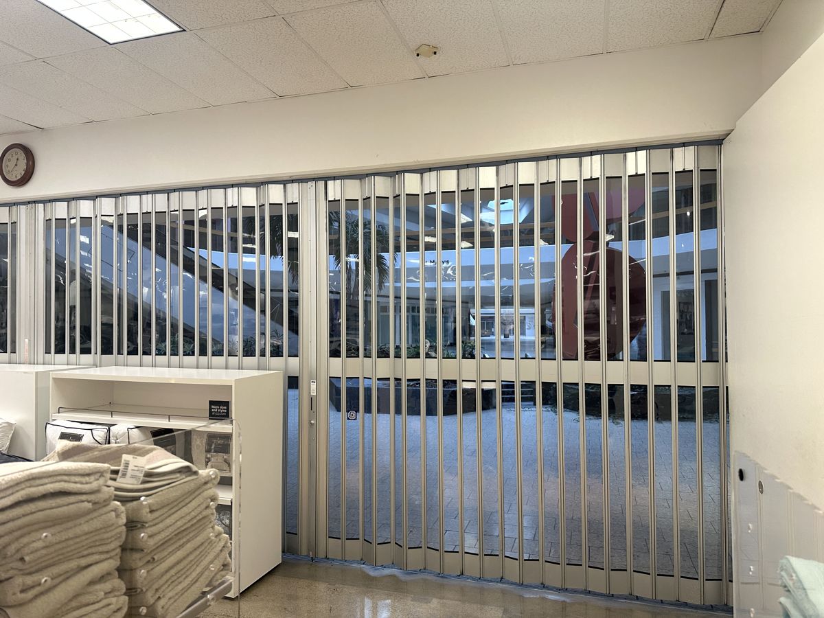 &lsquo;A transparent barrier inside JC Penney blocks access to the rest of Lakeside Mall.&rsquo;