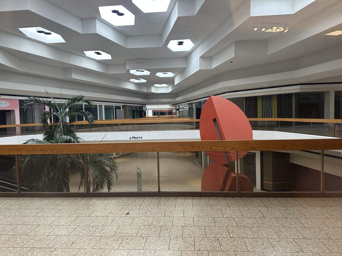 &lsquo;The abandoned interior of Lakeside Mall, as seen from inside JC Penney.&rsquo;