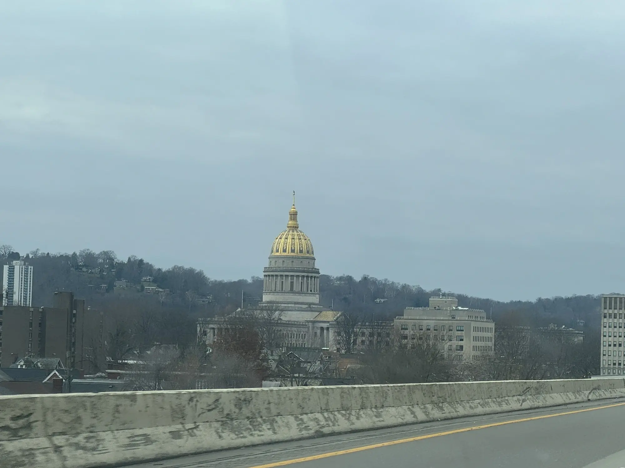 The capitol dome in Charleston