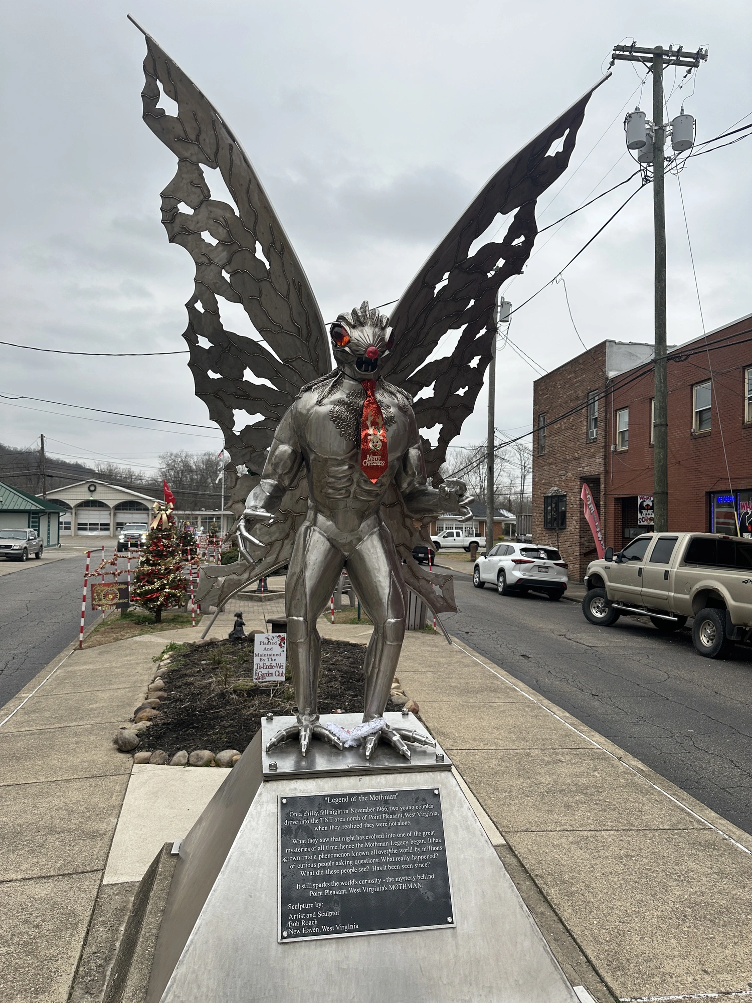 Mothman statue