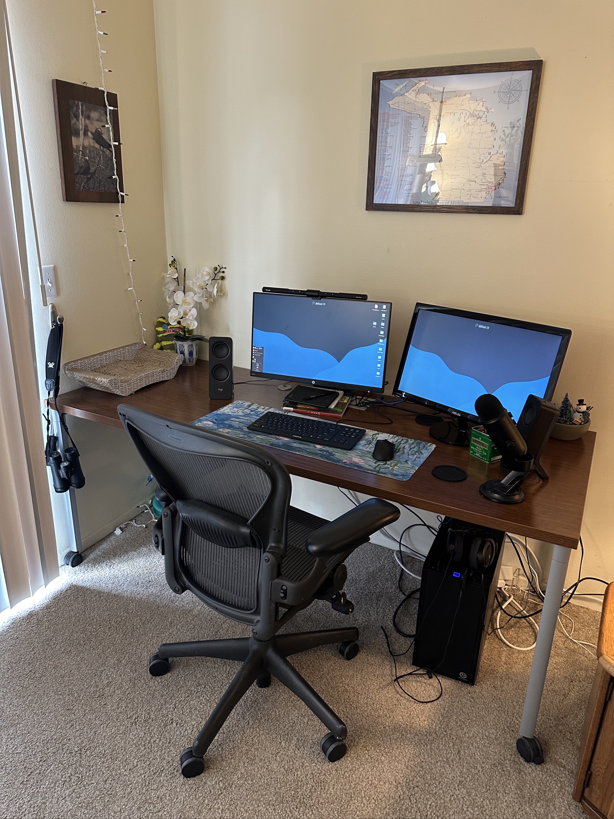 We recently upgraded this computer station with a...