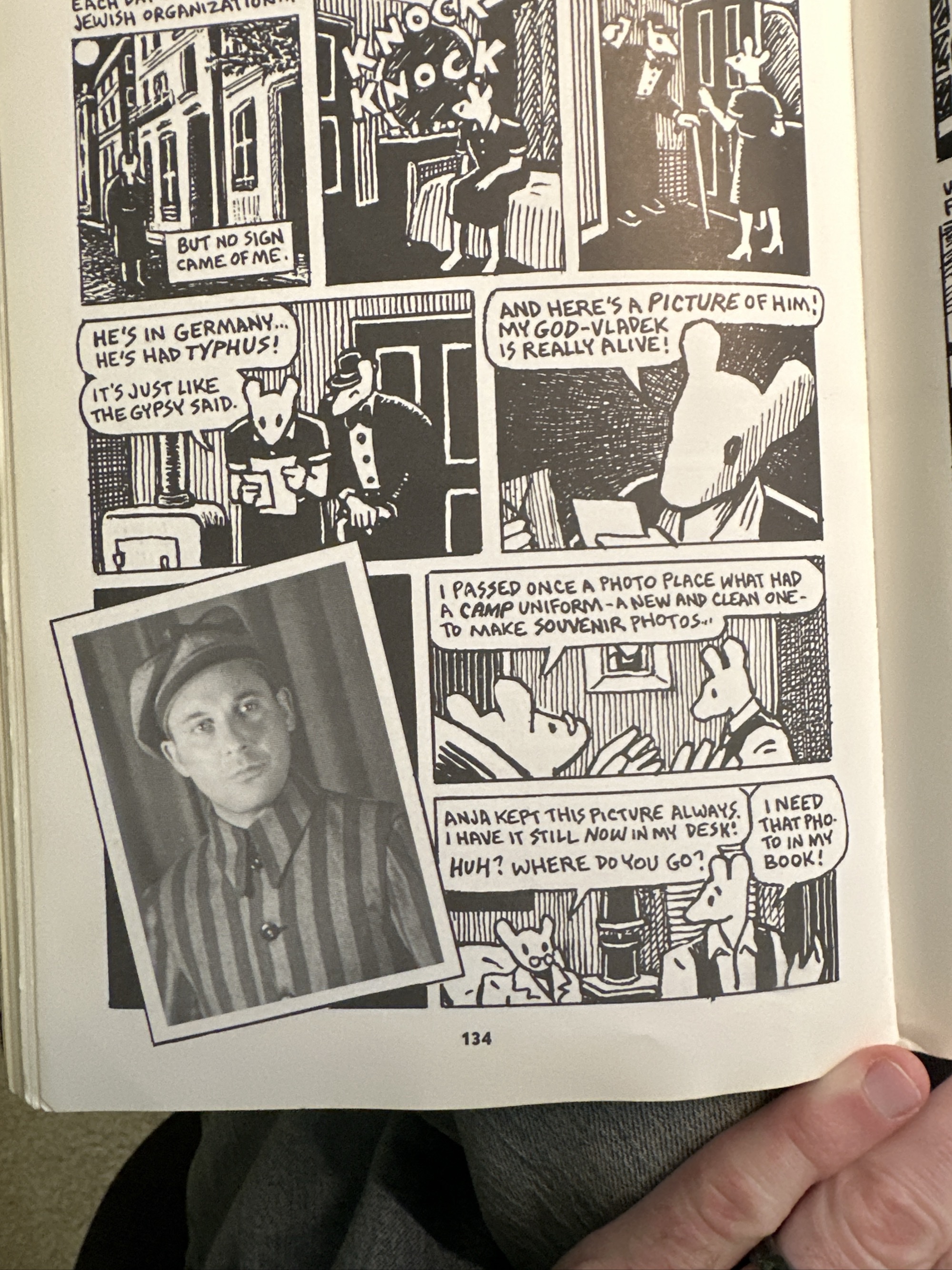 Finished "Maus." One of the last pages was...