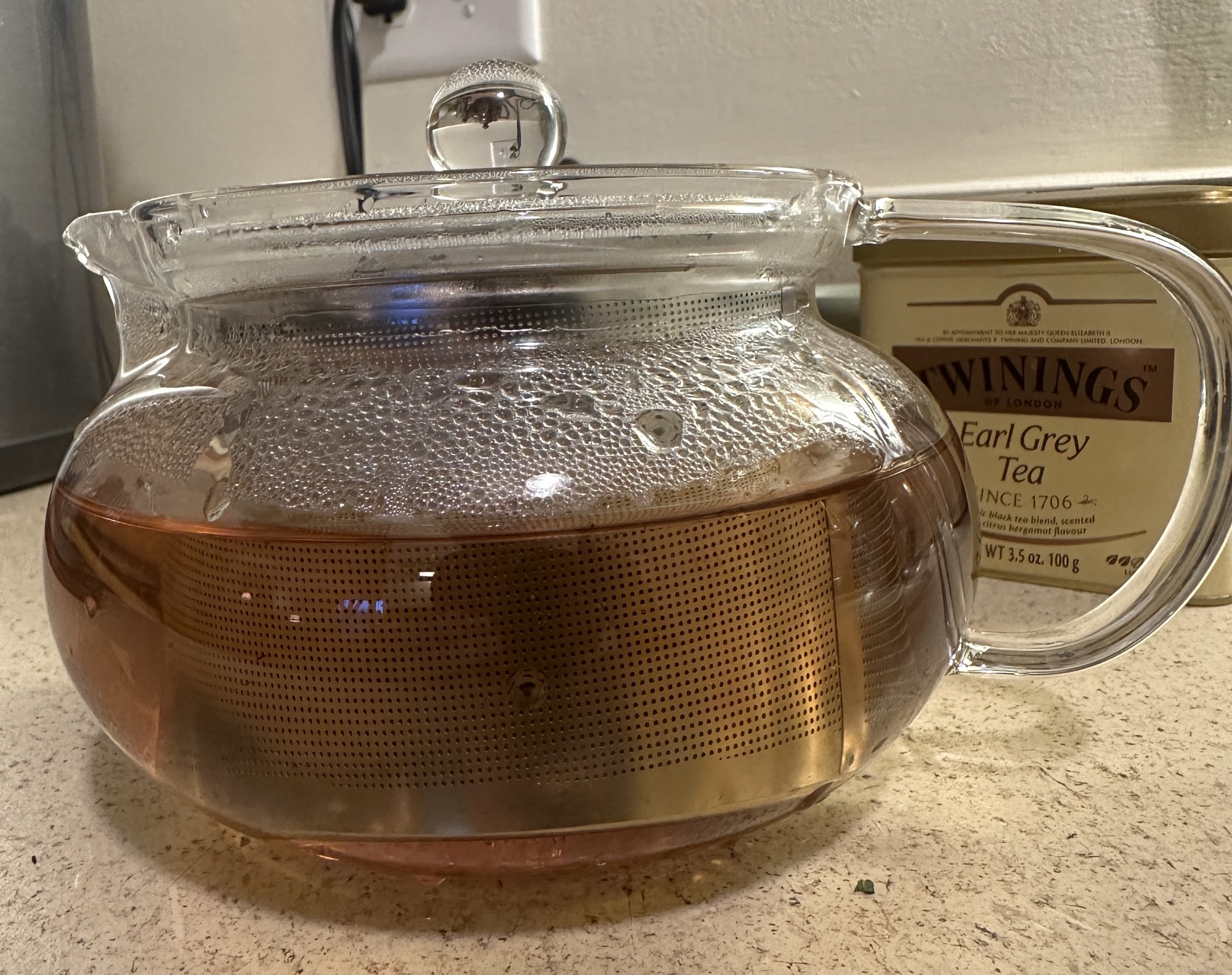 Trying out a new teapot from Teabloom. Wanted...