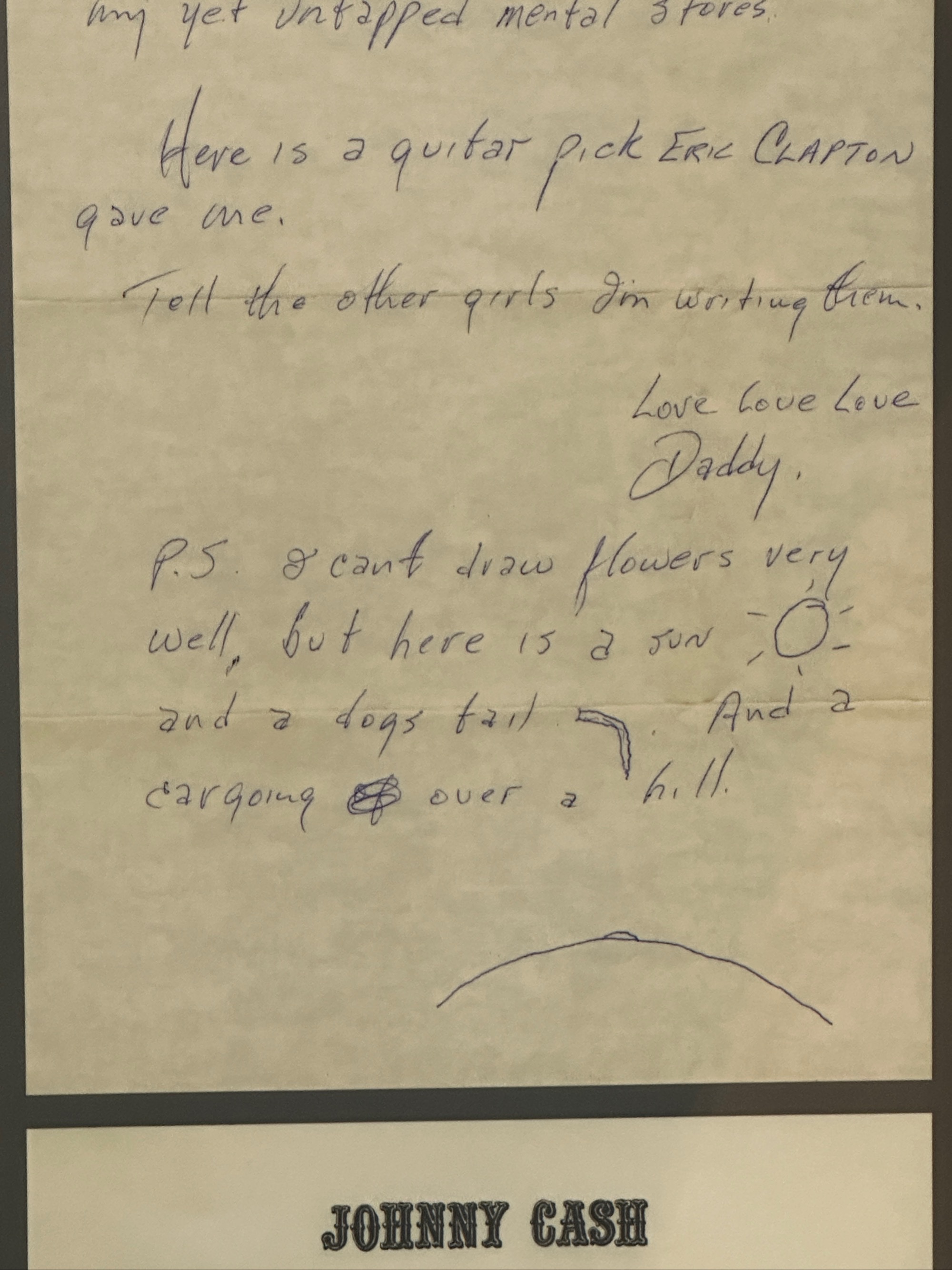 Prehistoric cave art by Johnny Cash