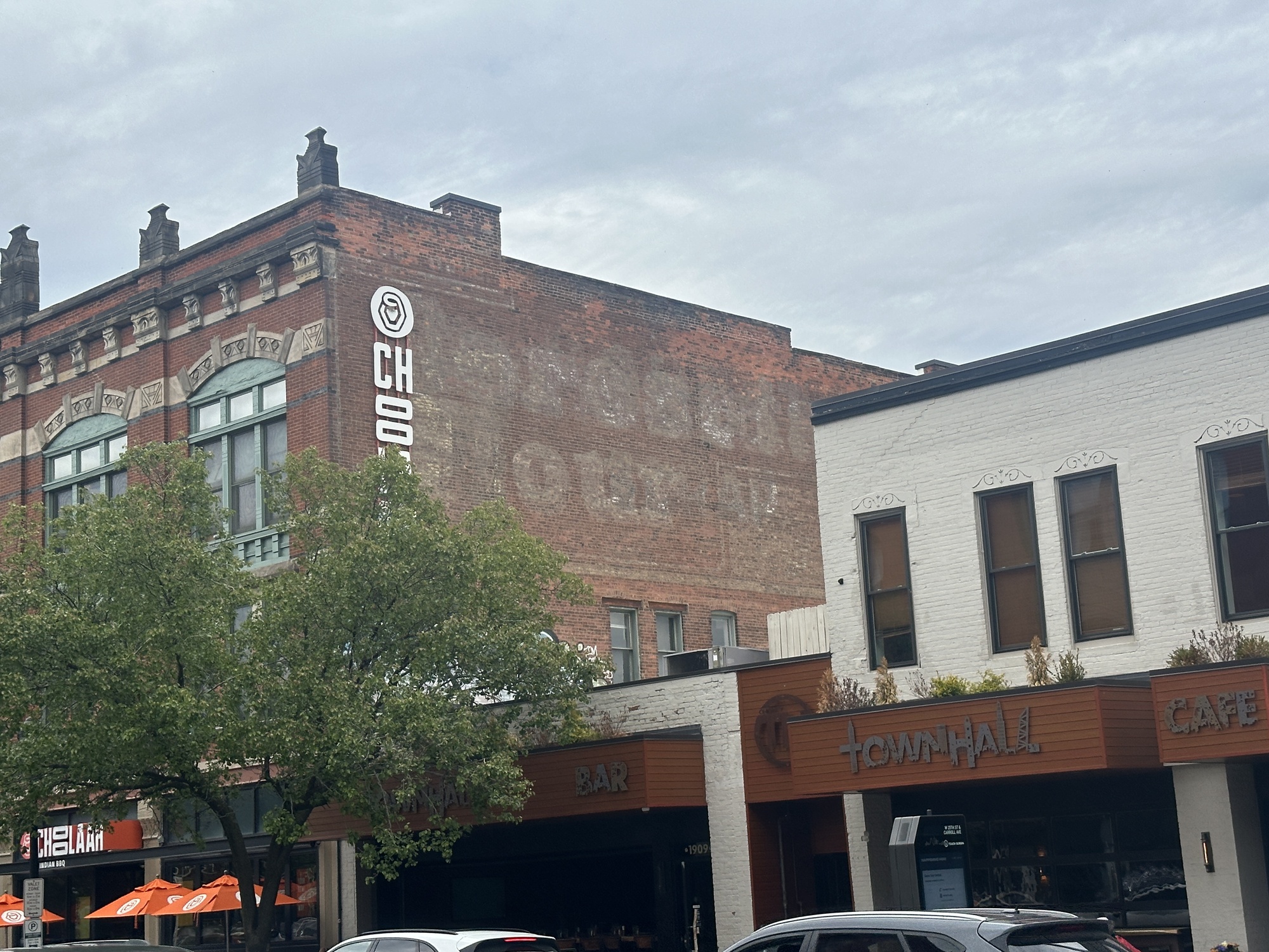 Faded sign