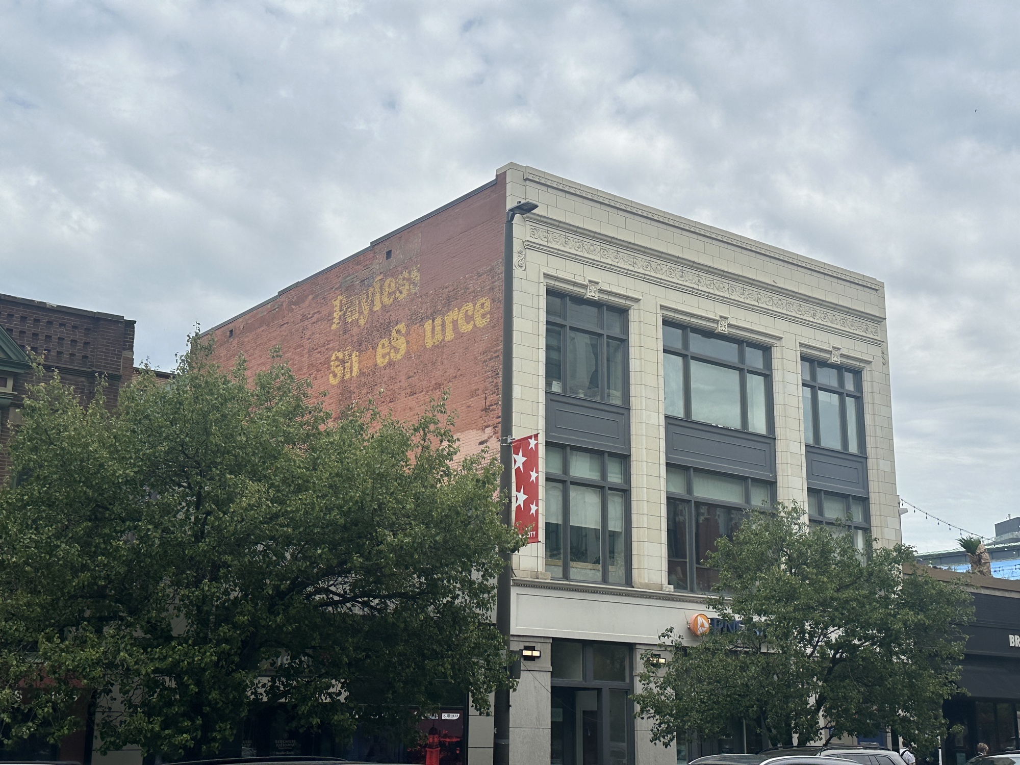 Faded sign