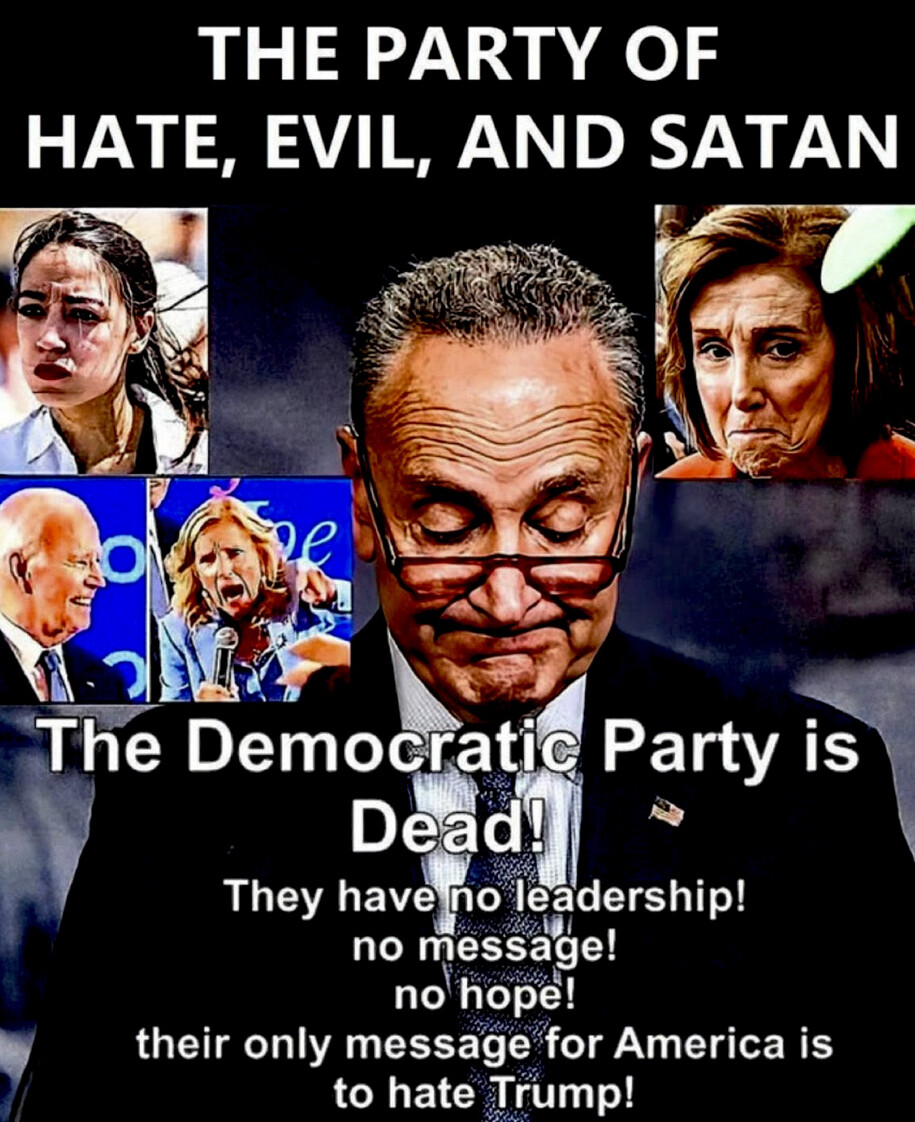 &lsquo;A collage of Democratic leaders posted by Trump.&rsquo;