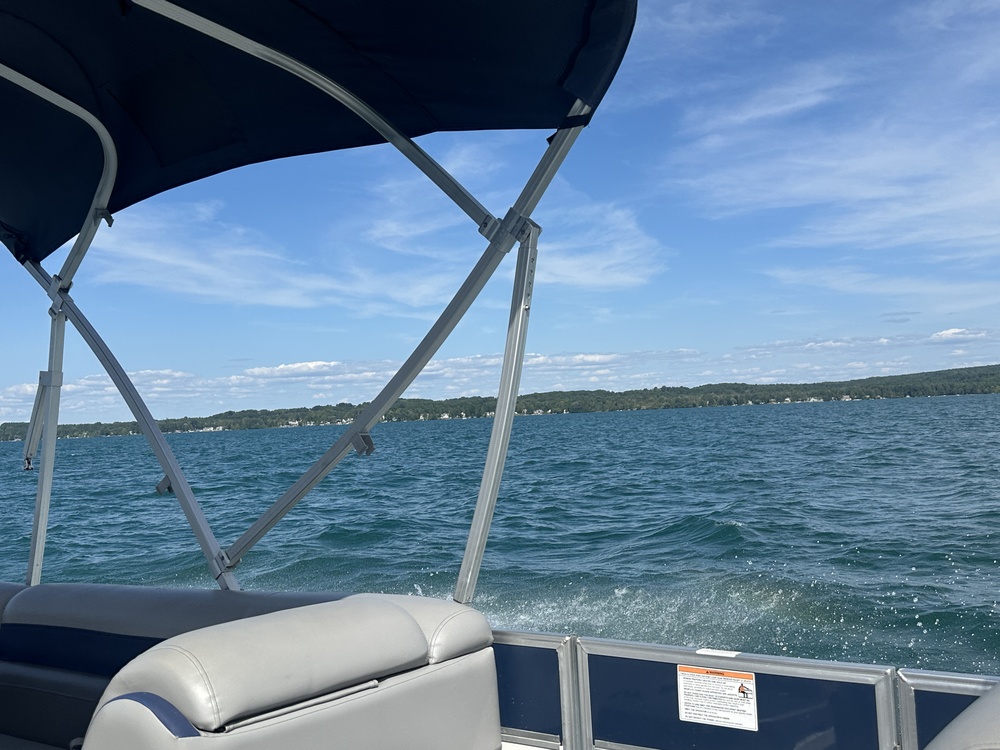 View of water from boat