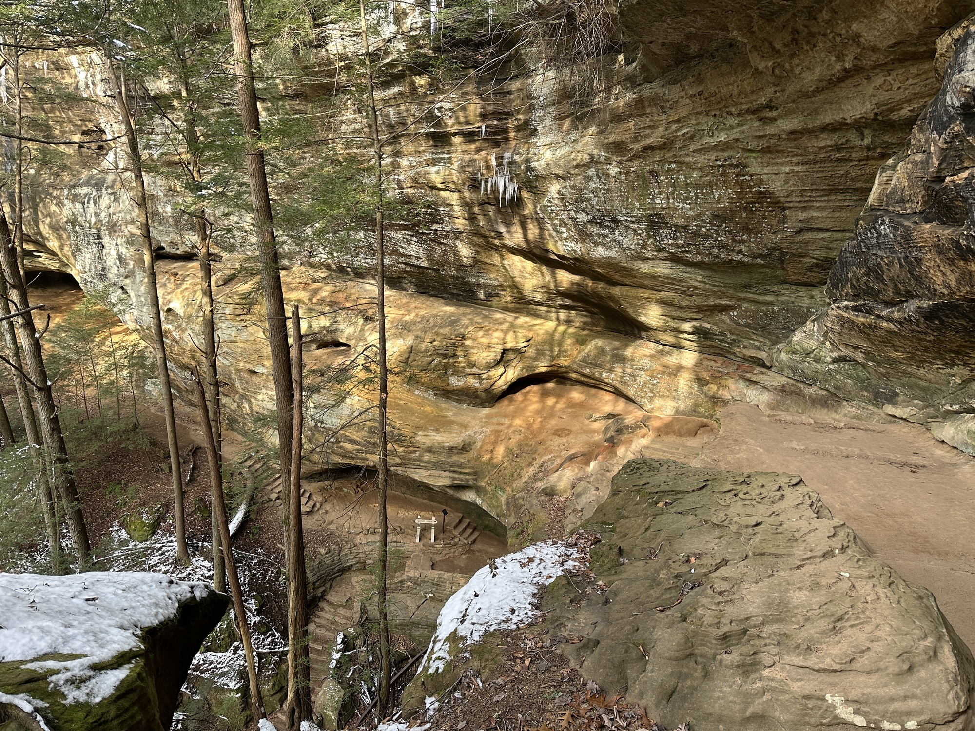 View of trails