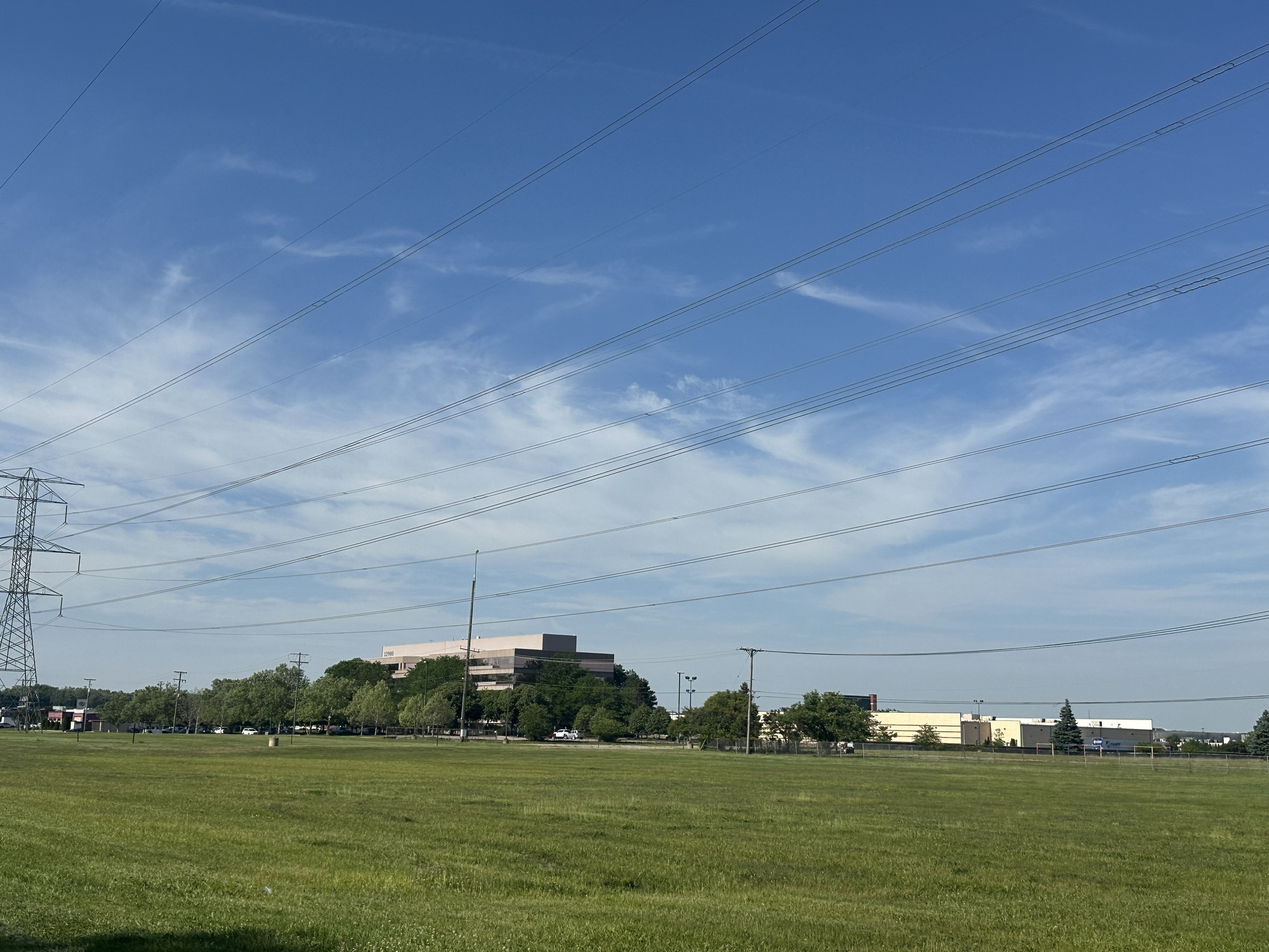 Buildings on Hall Road