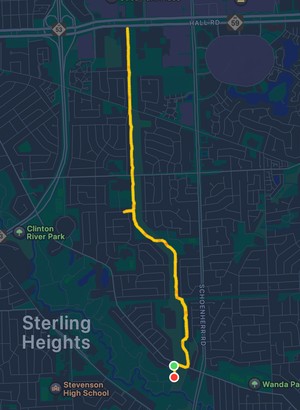 Walk map