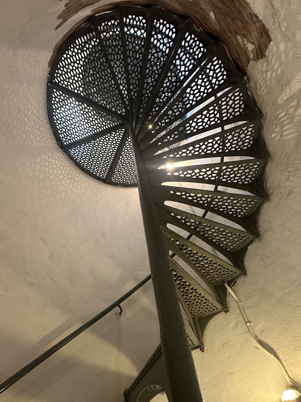 Looking upstairs