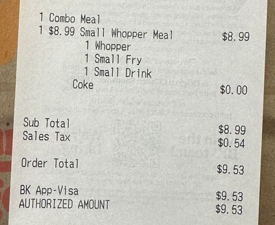 receipt