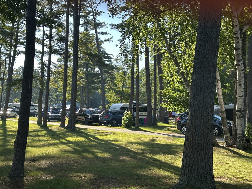 Morning in the campground