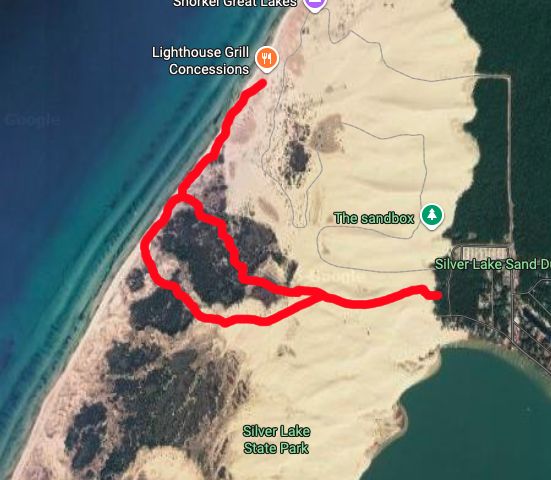 Hike map