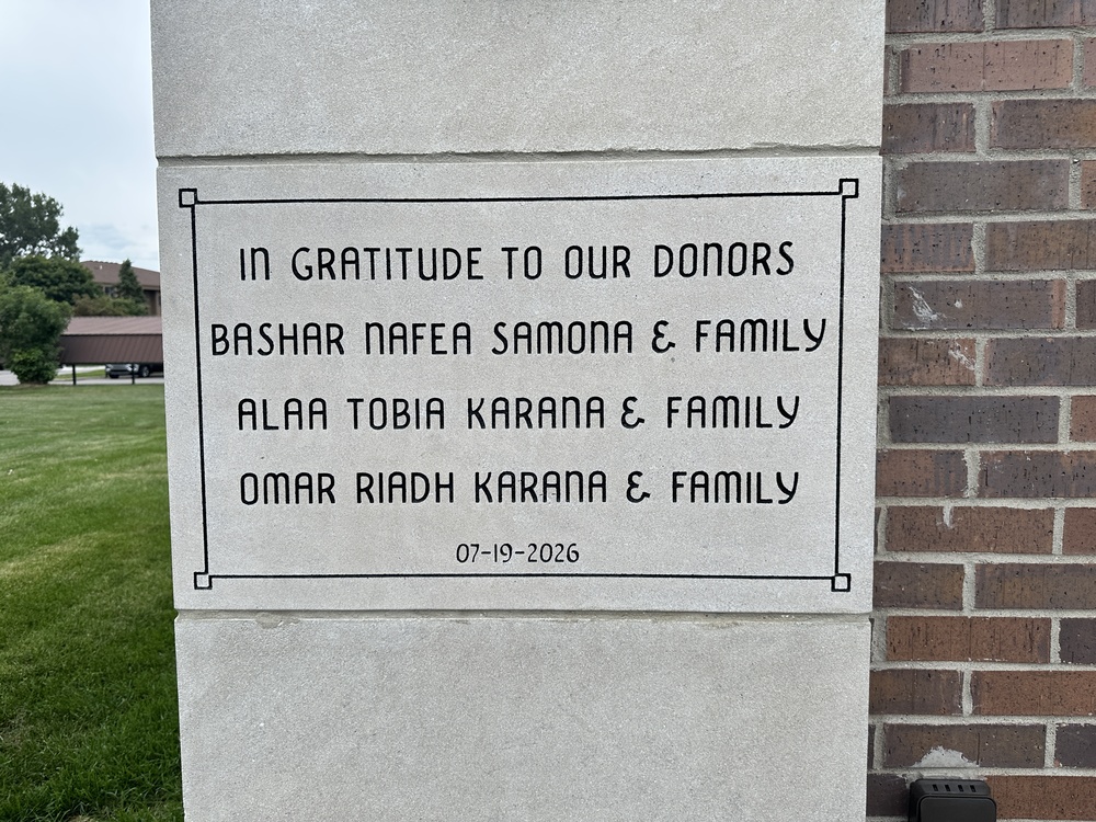 Names etched