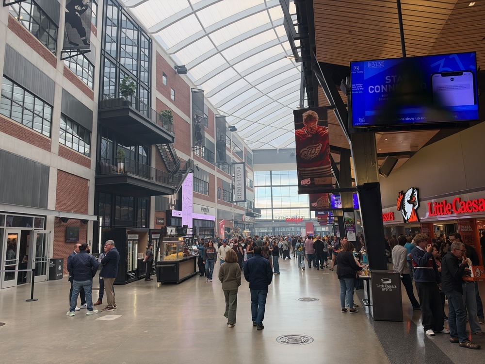 Inside Little Caesars Arena